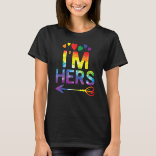 T-shirt Couple lesbienne Je suis les Hers qui corresponden