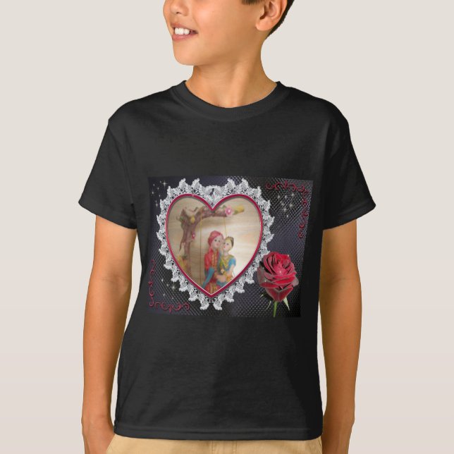 T-shirt Couple Mariage asiatique sur l'art de la bascule c (Devant)