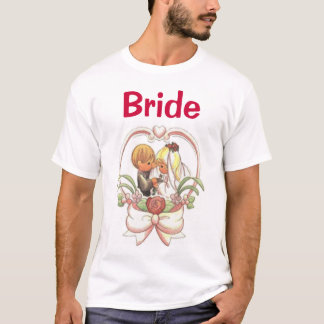 T-shirt Couple Mariage précoce (2), Mariée