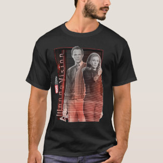 T-shirt Couple Wanda et vision rétro