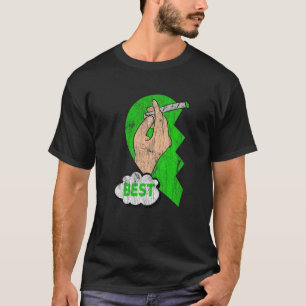 T-shirt Couples correspondant aux meilleurs bourgeons Weed