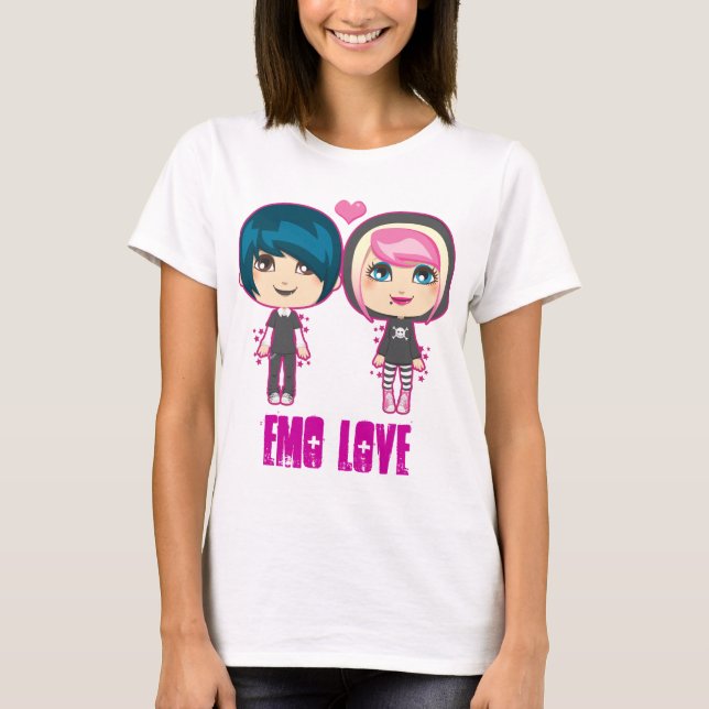 T-shirt Couples d'Emo (Devant)
