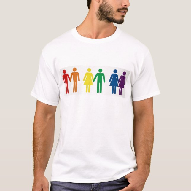 T-shirt Couples heureux (Devant)