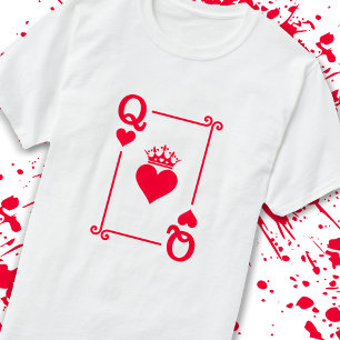 T-shirt Couples jumelés Costume d'Halloween Reine des Coeu