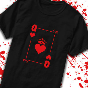 T-shirt Couples jumelés Costume d'Halloween Reine des Coeu