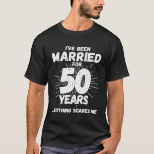 T-shirt Couples Mariés 50 Ans - Funny 50E Mariage Anni