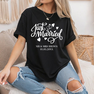 T-shirt Couples mariés avec Mariage