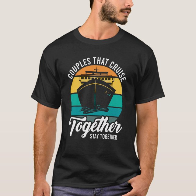 T-shirt Couples Qui Croisent Ensemble Restent Ensemble Cro (Devant)