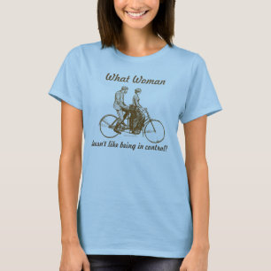 T-shirt Couples tandem vintages de vélo