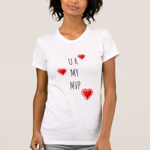T-shirt Couples U R MY MVP modernes