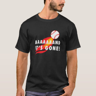 T-shirt Coups De Baseball À La Maison Et Son Don Gone Pour