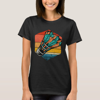 T-shirt Coups de raquette de badminton