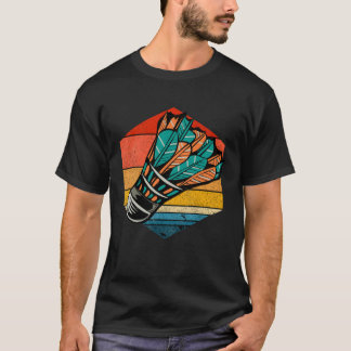 T-shirt Coups de raquette de badminton