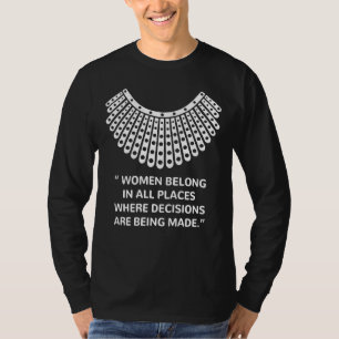 T-shirt Cour suprême RUTH BADER GINSBURG Rbg