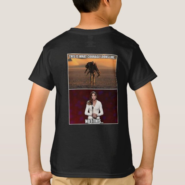 T-shirt courage (Dos)