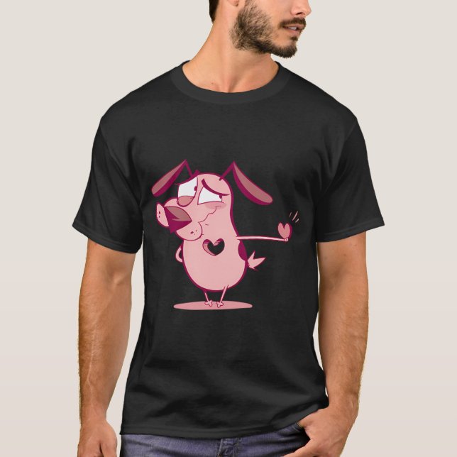 T-shirt Courage Chien Cowardly (Devant)