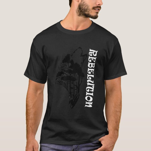 T-shirt Courage De La Rébellion À Croître (Devant)