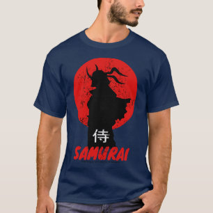 T-shirt Courage de Samouraï Loyauté Honneur