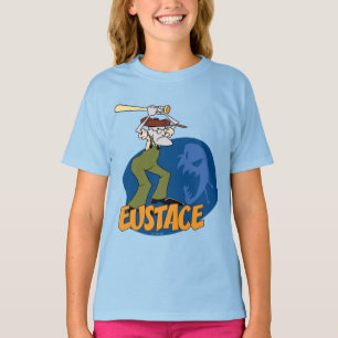T-shirt Courage du chien lâché   Eustace Graphic