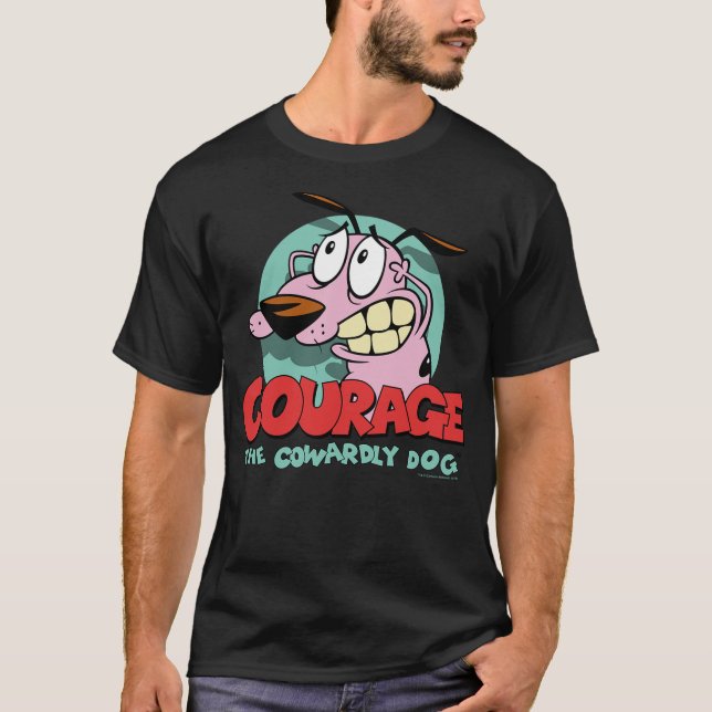T-shirt Courage the Cowardly Dog Scardy Dog (Devant)