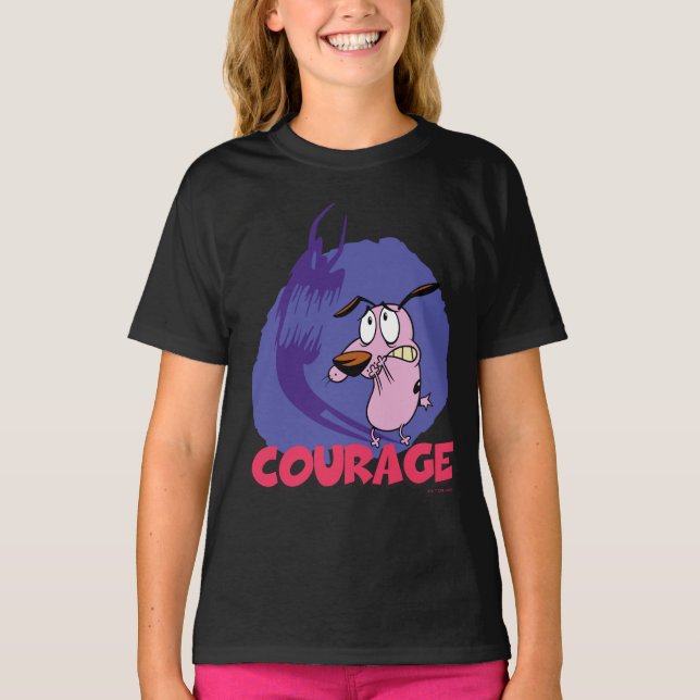 T-shirt Courage the Cowardly Dog | Shadow Graphic (Devant)