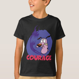 T-shirt Courage the Cowardly Dog   Shadow Graphic