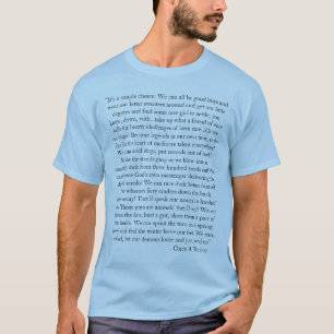 T-shirt courant avec des citations