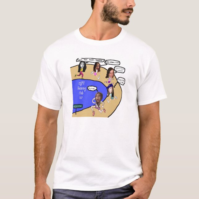 T-shirt courant de club (Devant)
