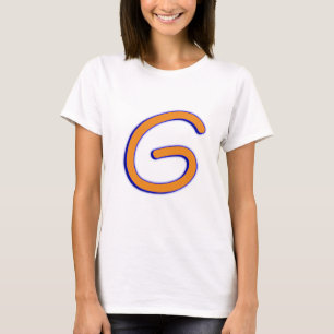 T-shirt Courbe de la lettre G