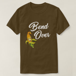 T-SHIRT COURBURE AU-DESSUS DE CHEMISE D'ÉPI DE MAÏS