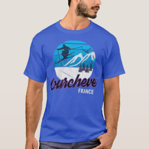 T-shirt Courchevel Les Trois Valles Alpes françaises Franc