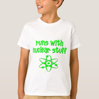 T-shirt Coure Avec Des Choses Nucléaires