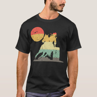 T-shirt Coureur de barils de spectacle de course de barils