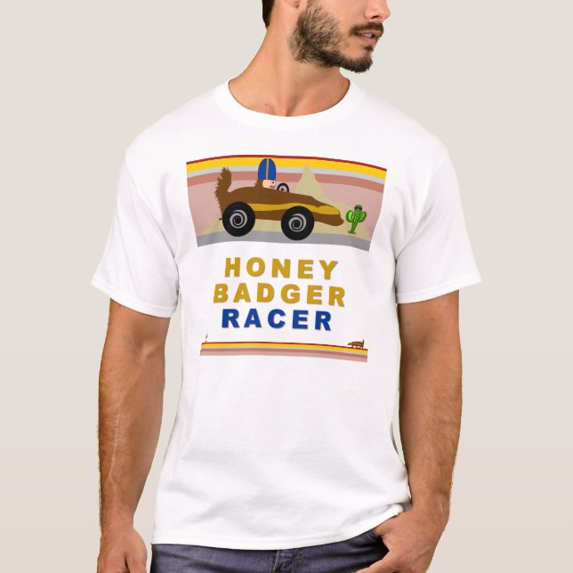 T-shirt coureur de blaireaux de miel (Devant)