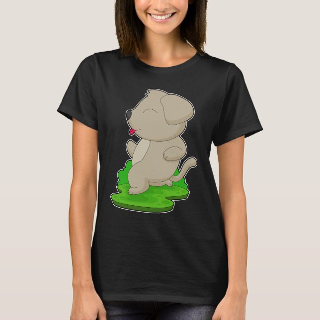 T-shirt Coureur de chiens faisant du sport (Devant)