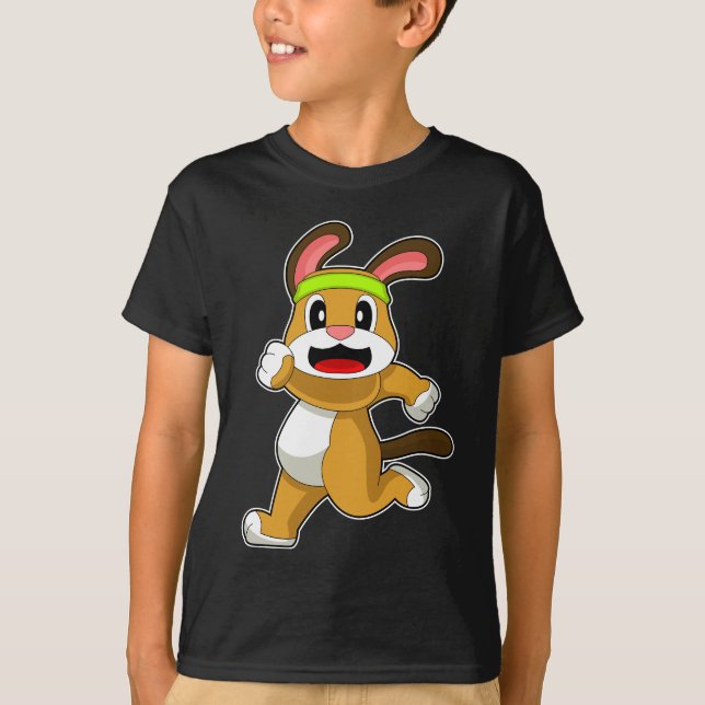 T-shirt Coureur de chiens faisant du sport (Devant)