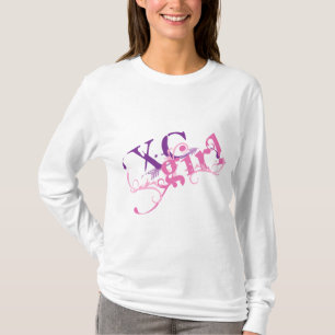 T-shirt Coureur de la fille XC de pays croisé orienté
