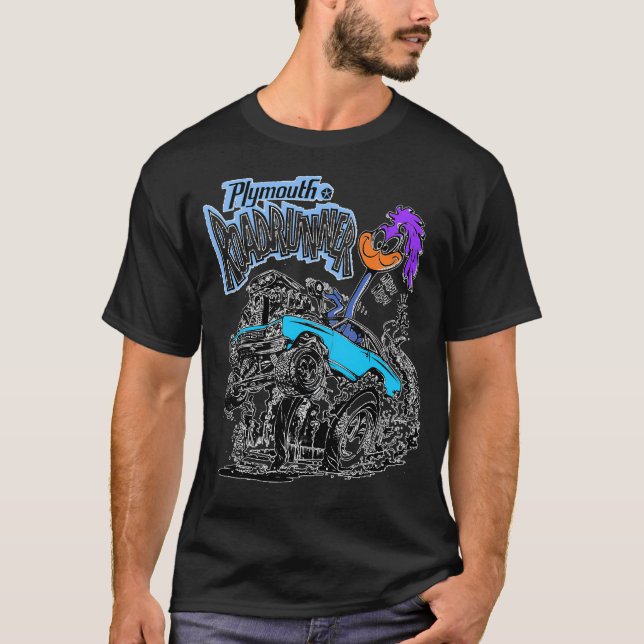 T-shirt Coureur de route Plymouth 1969 (Devant)
