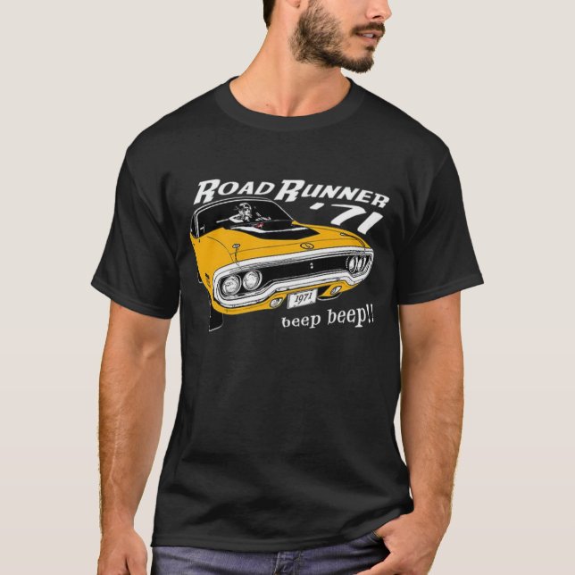 T-shirt Coureur de route Plymouth 1971 (Devant)