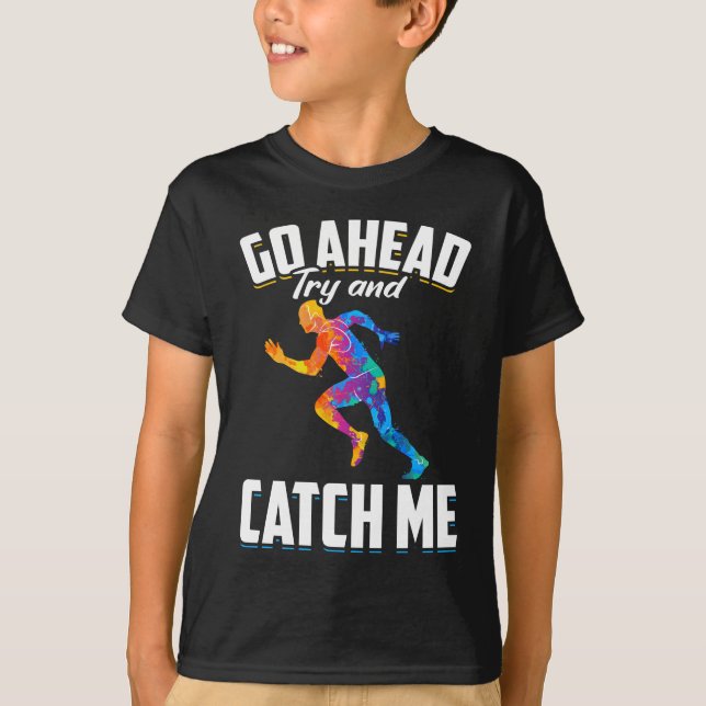 T-shirt Coureur Dire Marathon Athlète (Devant)