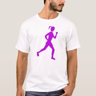 T-shirt Coureur (femelle) - Violet