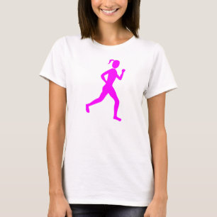 T-shirt Coureur (Femme) - Magenta