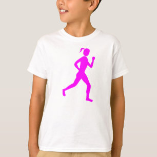T-shirt Coureur (Femme) - Magenta