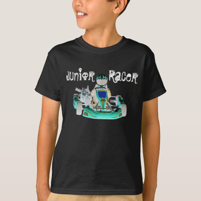 T-shirt Coureur junior de kart (Devant)