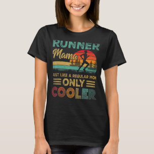 T-shirt Coureur Mama Marathon drôle Courir Jogging Mère