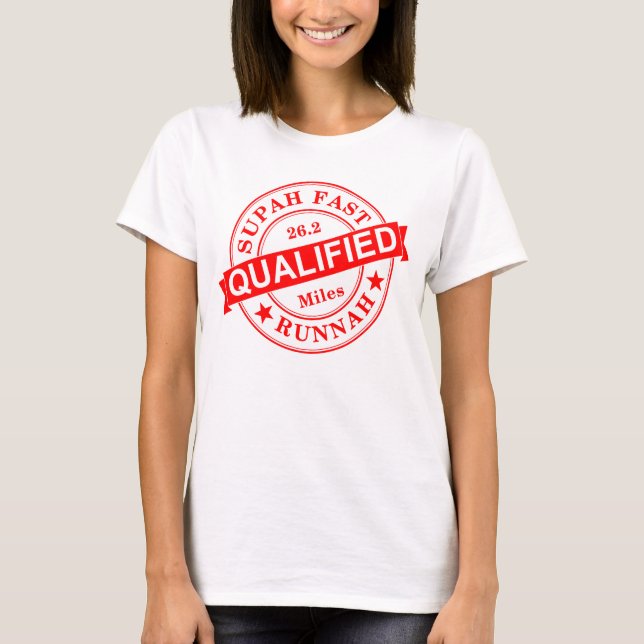 T-shirt Coureur Super Fast Qualifié All Sport Tank (Devant)