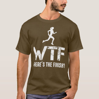 T-shirt Coureur WTF Où Se Trouve L'Athlète Finlandais Cour
