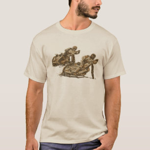 T-shirt Coureurs de moto de speed-way