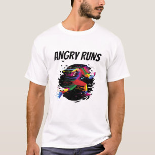 T-shirt Coureurs En Colère, Football Bonjour, Amateurs De 