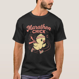 T-shirt Coureuse à pied Runner Semi-Marathon Fille au Poul